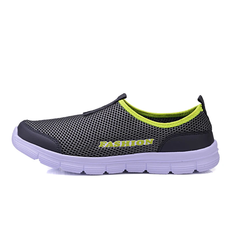 YRZL, zapatos informales ligeros para hombre, zapatillas transpirables sin cordones para mujer y hombre, zapatos planos antideslizantes Unisex para caminar al aire libre, talla 36-47