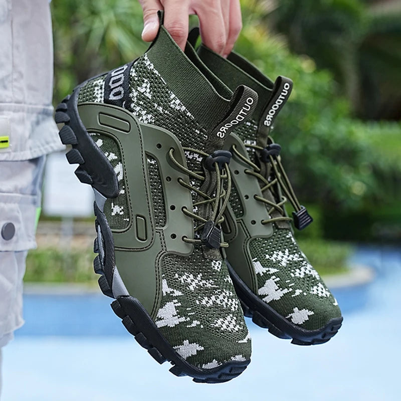 Zapatos acuáticos para hombre 2023, zapatillas antideslizantes de secado rápido, zapatillas de montaña para senderismo, natación, zapatos acuáticos, zapatillas informales suaves para hombre, envío gratis