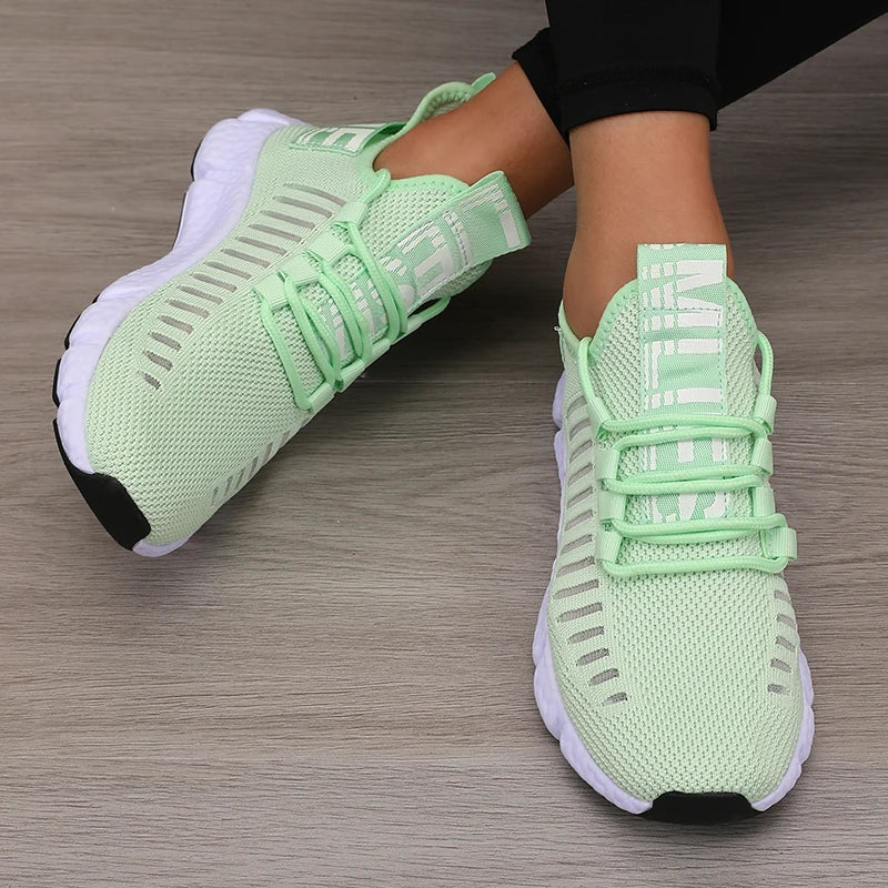 Zapatillas deportivas de plataforma para mujer — transpirables y cómodas