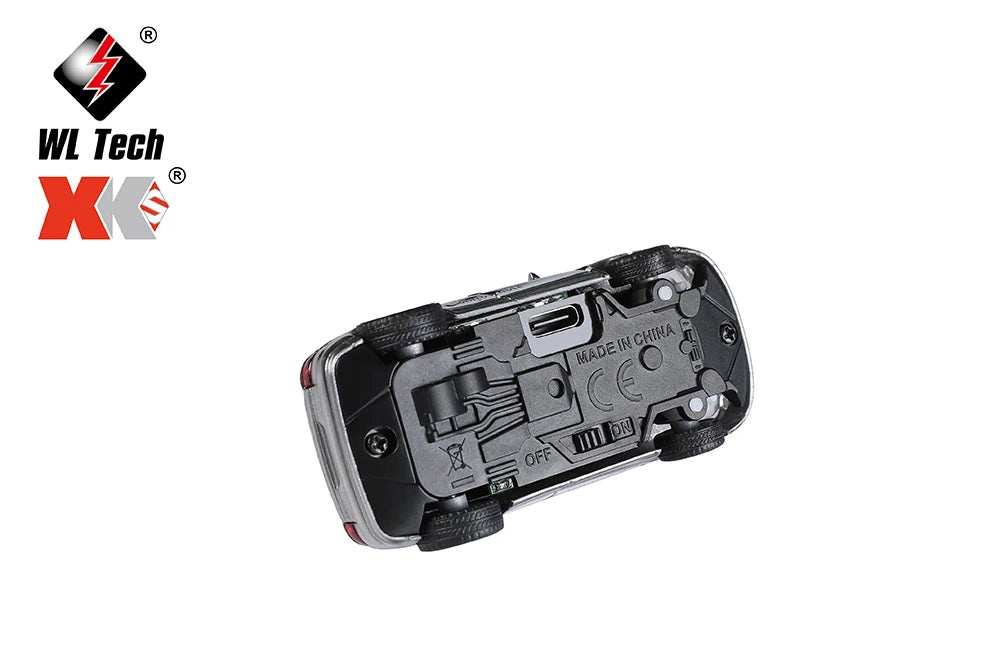 WLtoys 6401 1:64 Mini coche RC 2,4G Control remoto con cámara FPV 720P y aplicación WiFi, nuevo juguete de carreras de control remoto para regalo para niños y niñas