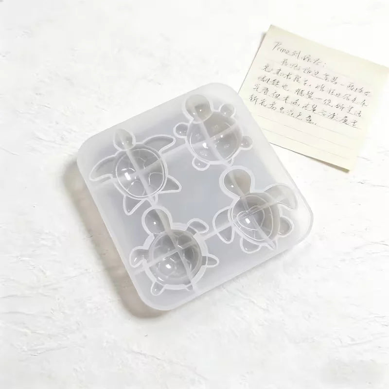 Molde de Silicona Tortuga para Manualidades DIY