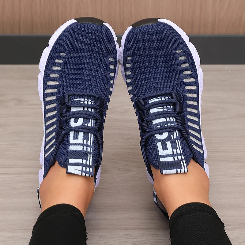 Zapatillas deportivas de plataforma para mujer — transpirables y cómodas