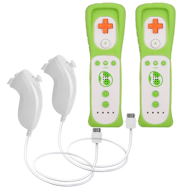 Pack 2 Controles Motion Plus con Nunchuck para Nintendo Wii