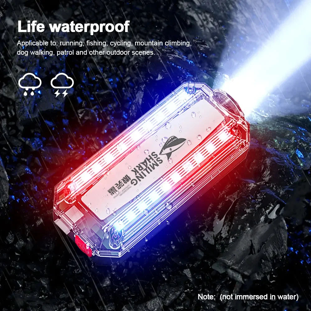 Luz LED Estroboscópica con Clip para Correr y Seguridad