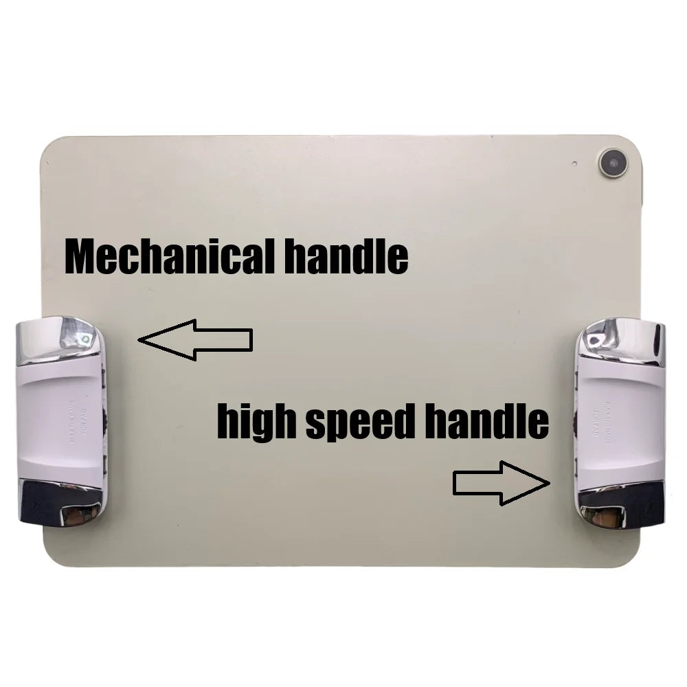 Controlador de juegos para tableta P1, 6 dedos, alta frecuencia, sensible al clic, comodidad ergonómica, grosor ajustable, silicona antideslizante