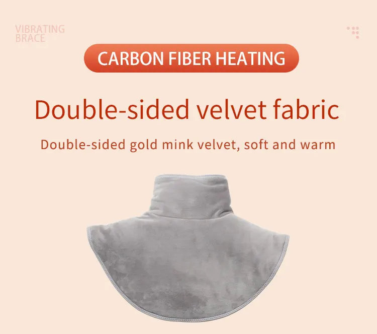 Almohadilla Térmica para Cuello y Hombros con Vibración