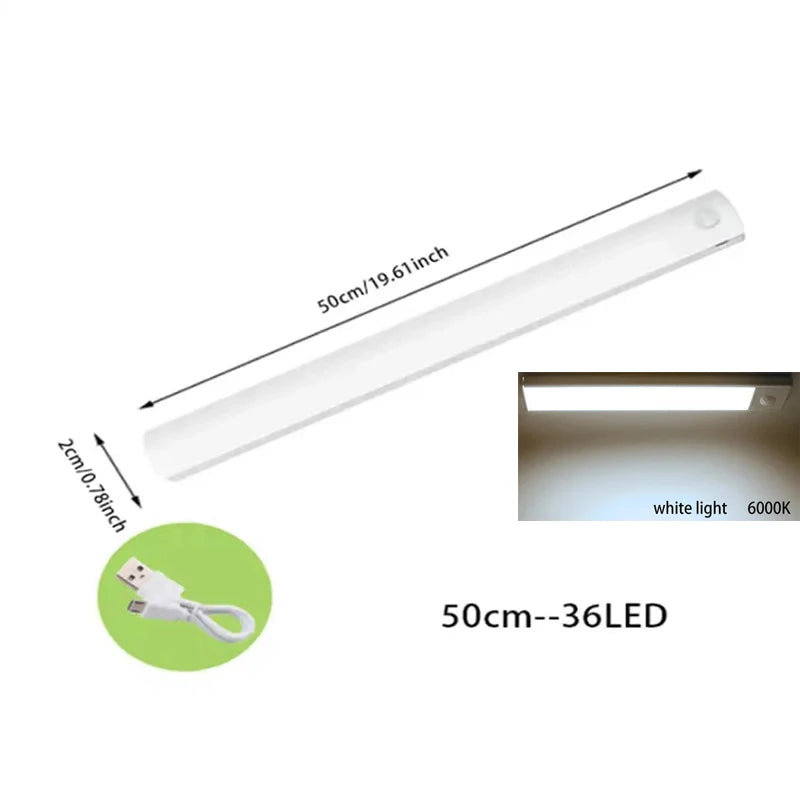 Lámpara LED con Sensor PIR para Gabinete y Escalera