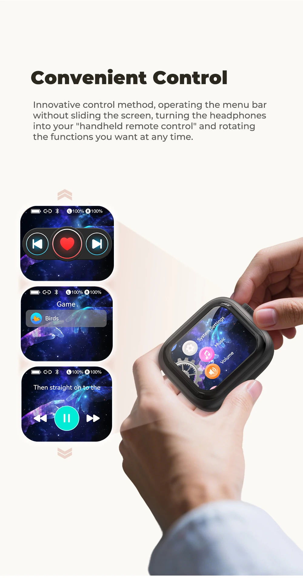 Auriculares TWS Bluetooth con Pantalla Táctil y Traductor IA