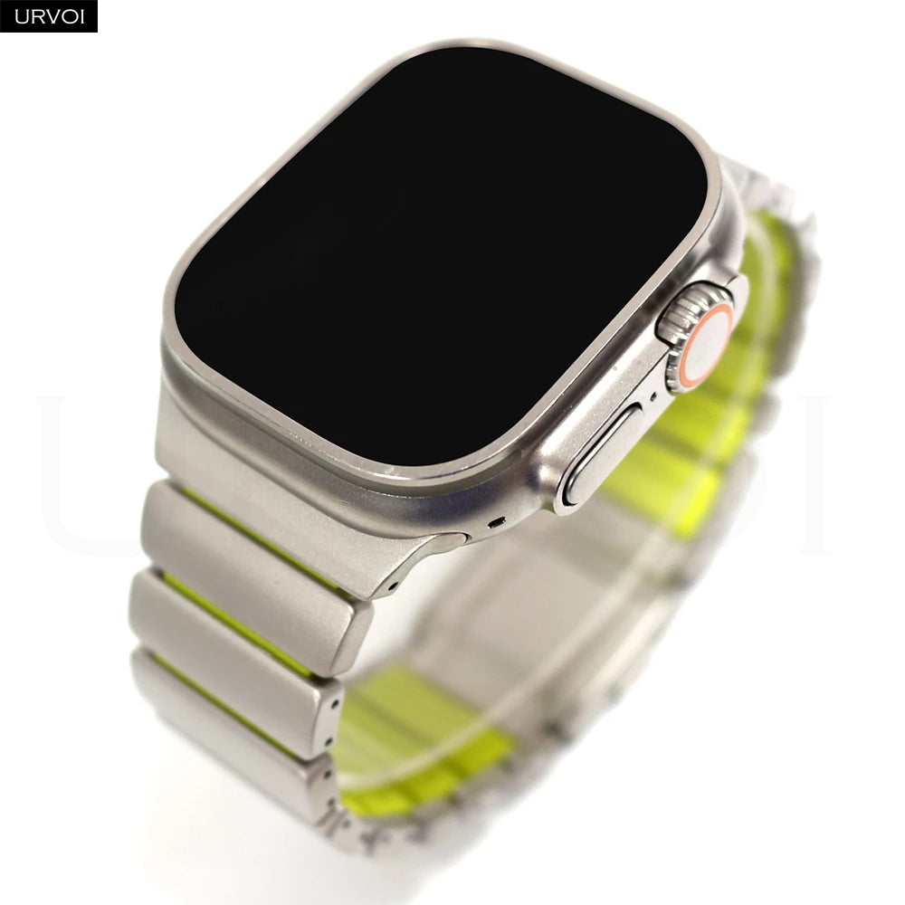 Correa URVOI Stratos Titanio para Apple Watch