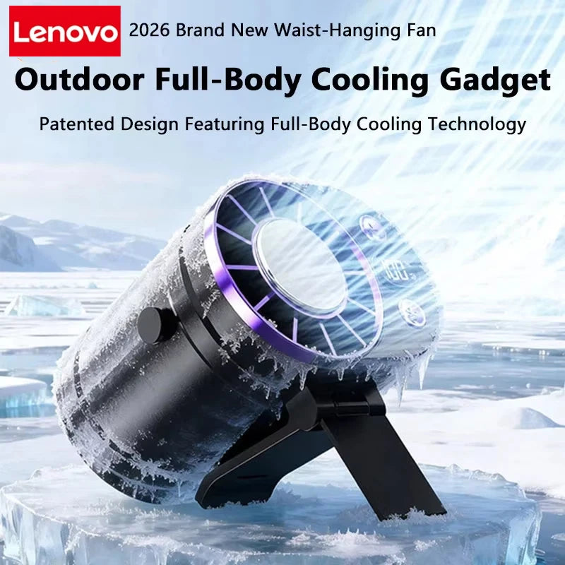 Ventilador de Cintura Portátil con Clip para Deportes y Viajes