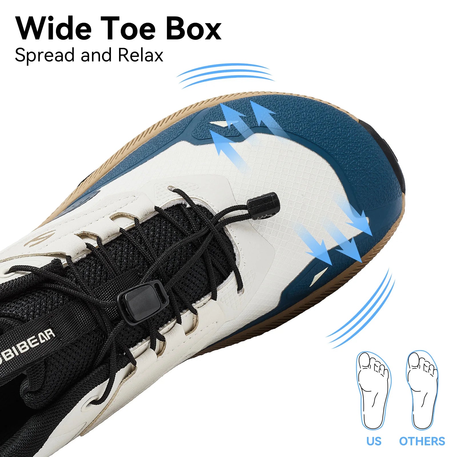 HOBIBEAR Zapatos para correr unisex, zapatillas de senderismo con banda elástica, zapatos casuales ligeros y transpirables
