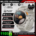 Reloj Inteligente AMOLED 1100mAh con Linterna LED, IP69 y Llamadas Bluetooth
