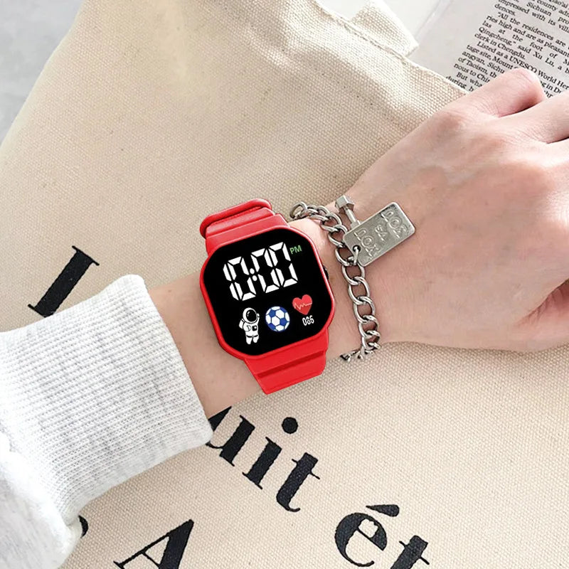 Reloj LED Deportivo Digital Spaceman para Niños