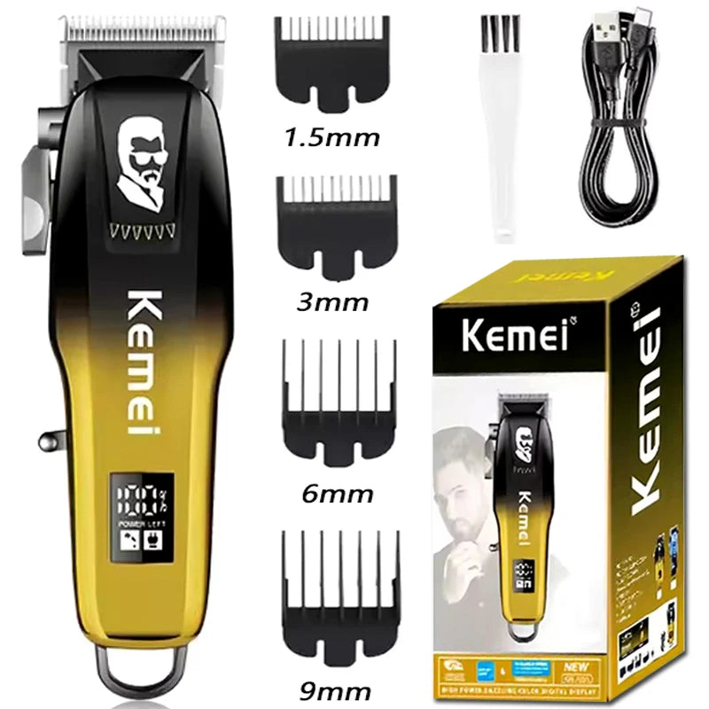 Kemei Cortadora de Cabello Eléctrica KM-709A