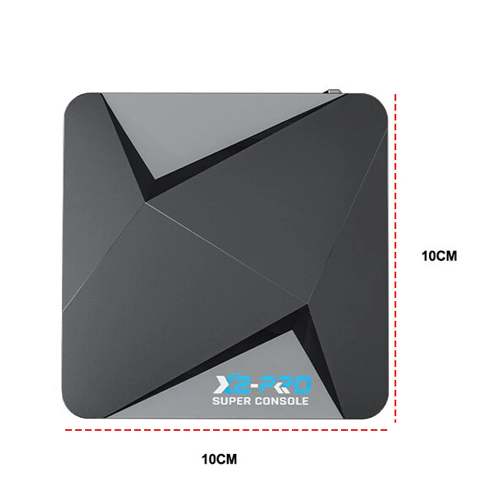 Consola de videojuegos retro X2 Pro con mandos inalámbricos, WiFi, más de 35000 juegos integrados para Arcade/DC/MAME/SS