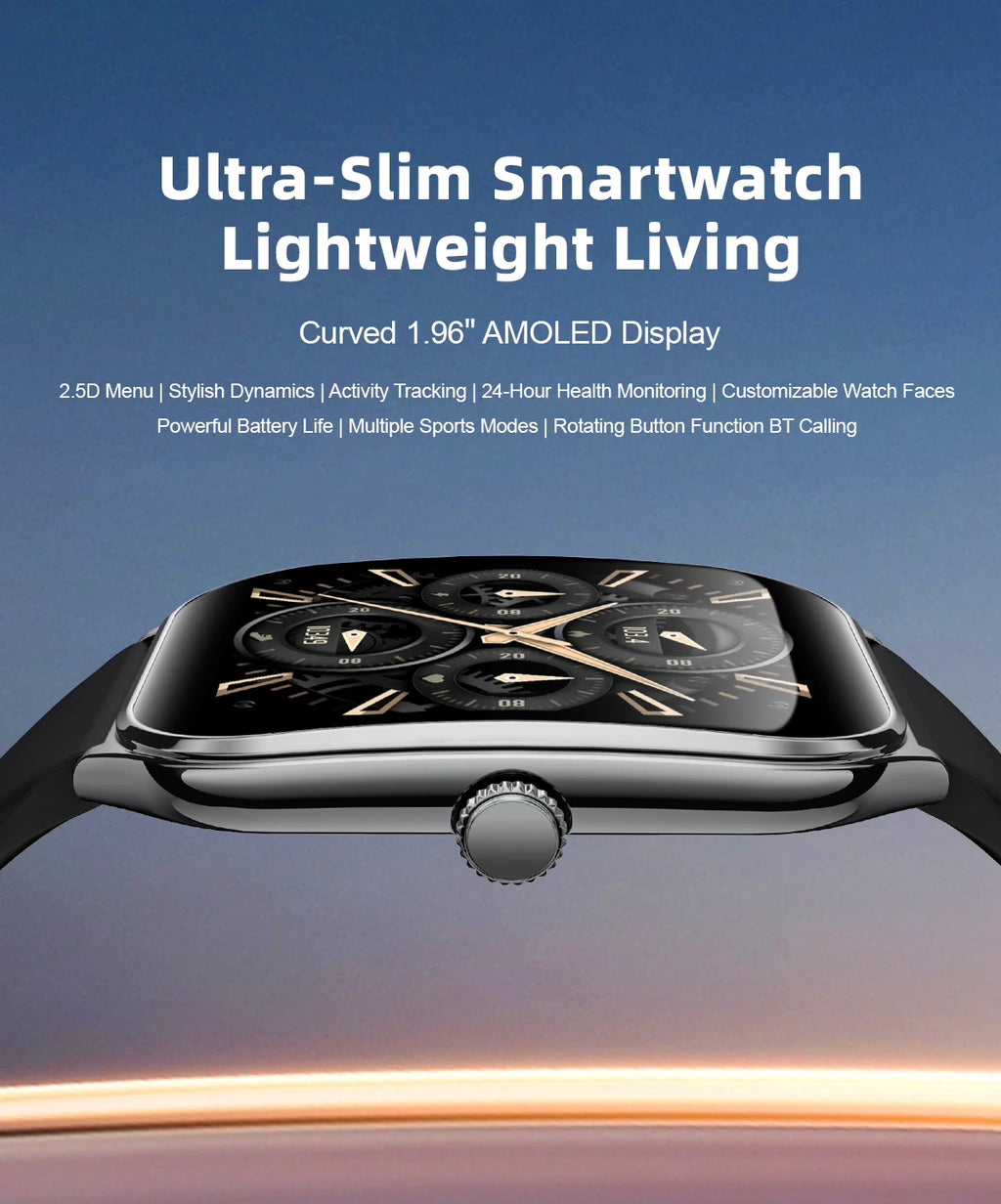 Reloj Inteligente Delgado AMOLED 1.43 Bluetooth