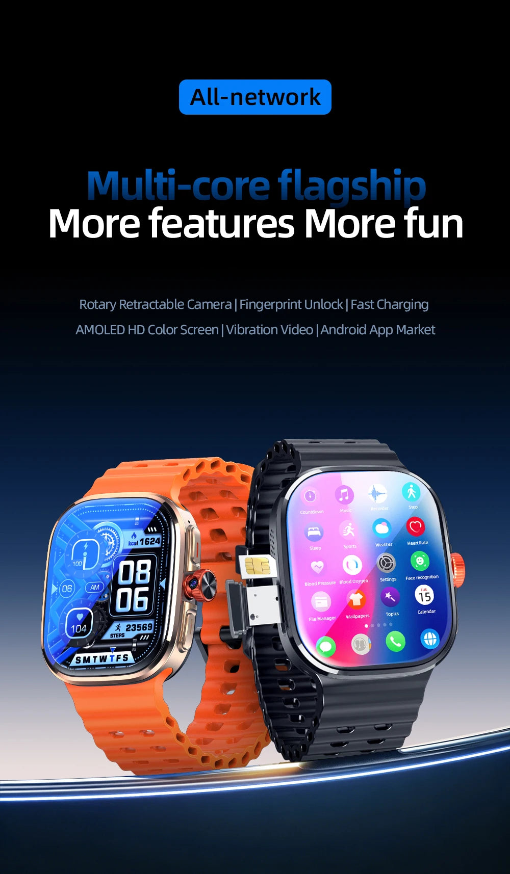 Reloj Inteligente M99 5G Android Cámara