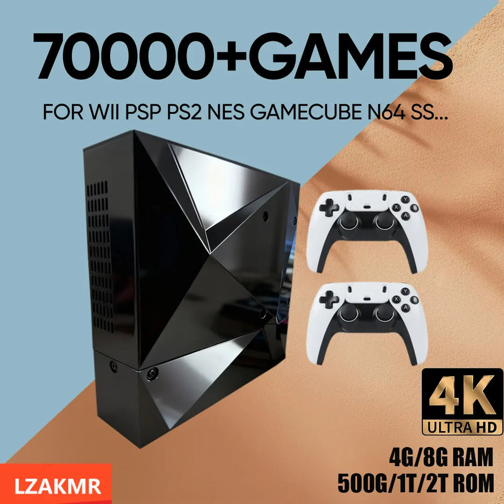 Nueva consola de juegos Retro Pico8 de 2TB cargada más de 70000 juegos para Wii PS2 DC PSP GAMECUBE Plug-and-Play en TV Windows 11, regalo para niños