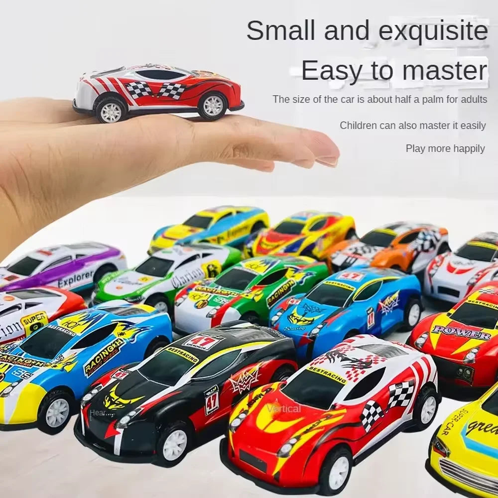 Set de Autos de Carrera Miniatura de Aleación para Niños
