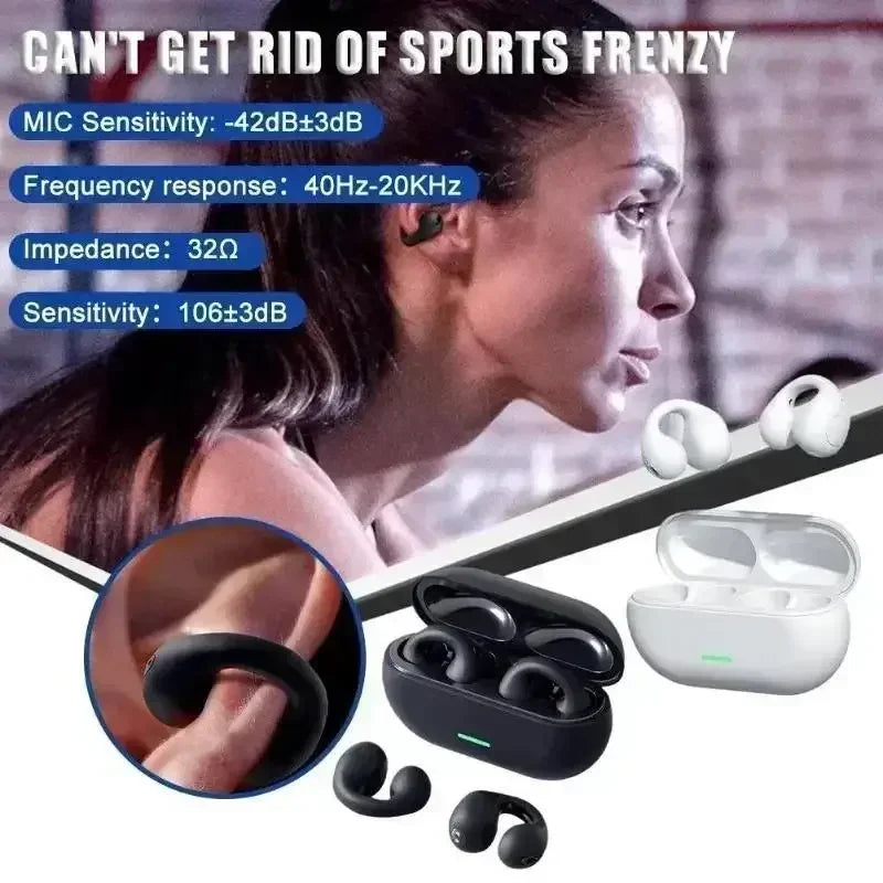 Original T75 conducción ósea auriculares inalámbricos Bluetooth 5,3 auriculares deportivos calidad de sonido HiFi auriculares TWS impermeables