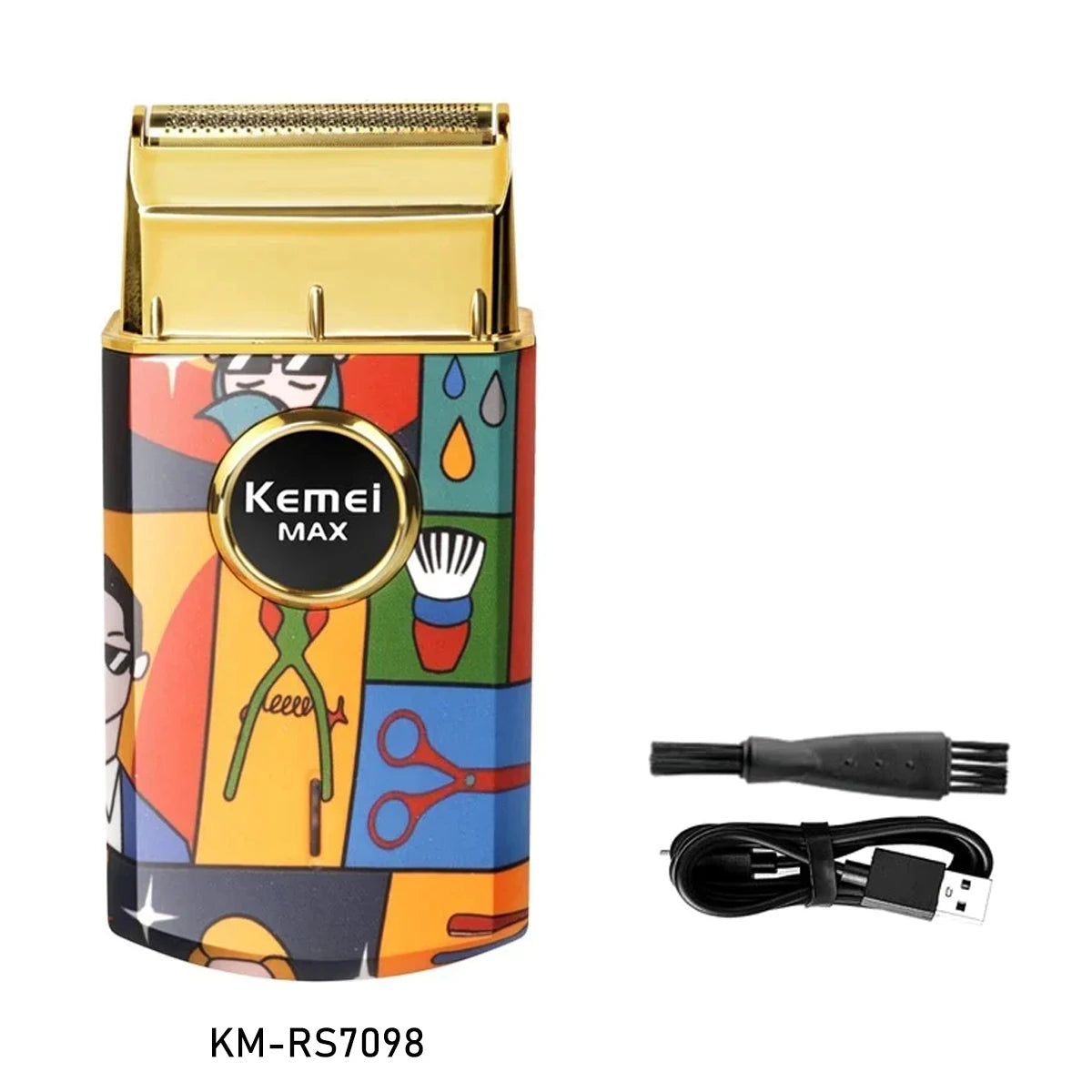Kit de Cortapelos Profesional para Hombre, Máquinas de Barbería Profesional