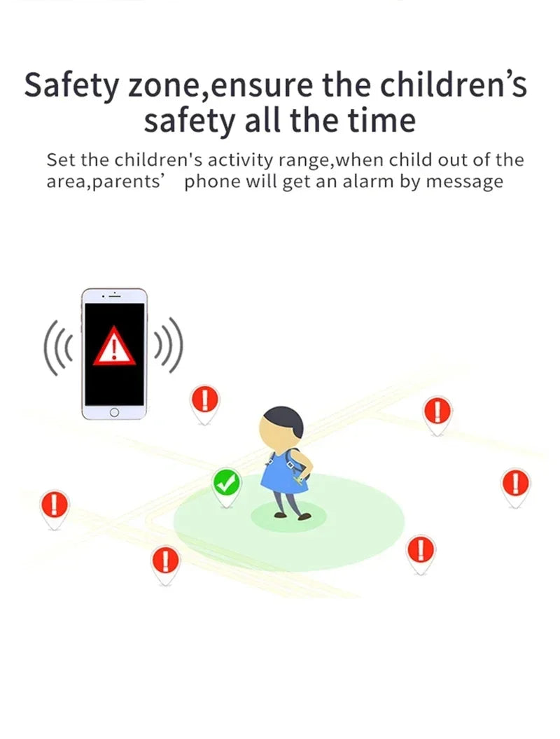 Reloj Inteligente Lenovo Niños 5G GPS Cámara
