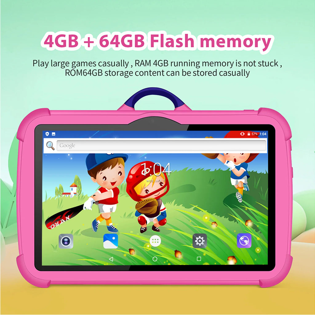 Tablet infantil de 7 pulgadas, Android 13, 5G WiFi, 4GB RAM y 64GB ROM