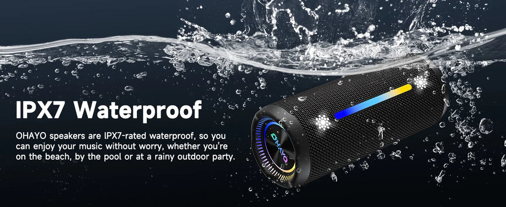 Ohayo Altavoz Bluetooth para Fiestas IPX7
