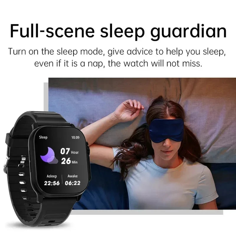 Reloj Inteligente Deportivo con Bluetooth, Alertas de Mensajes y Monitor de Salud