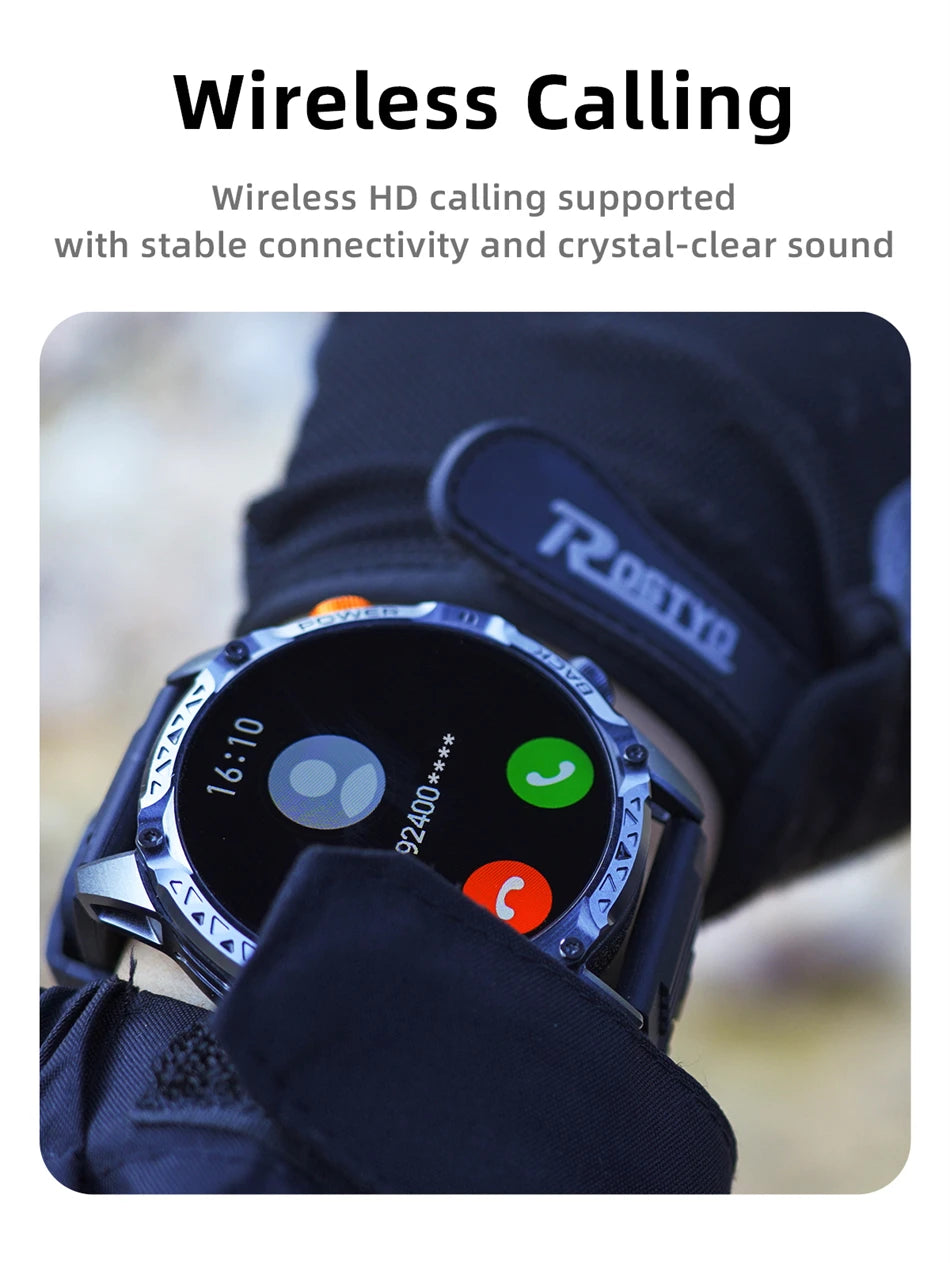 Smartwatch LIGE T-Rex3 con brújula, Bluetooth y pantalla AMOLED