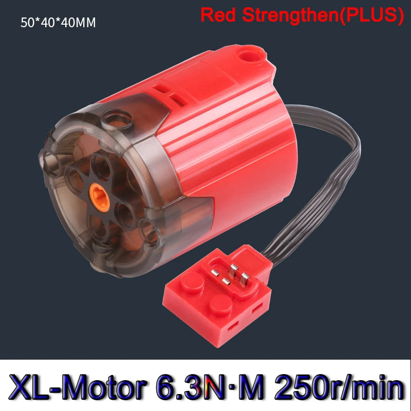 Bloques de construcción electrónicos técnicos, accesorios de reacondicionamiento MOC, micromotor, piezas de funciones de potencia RC, bloques de coche DIY creativos, juguetes para niños