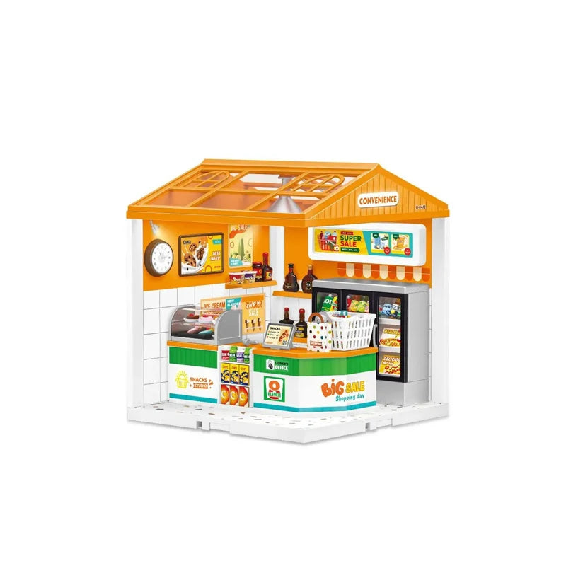 Kit de Construcción DIY Miniatura con Luces LED