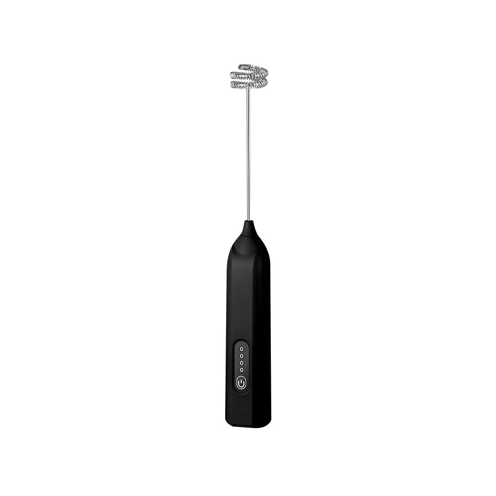 Espumador de leche inalámbrico USB recargable 3 velocidades para café