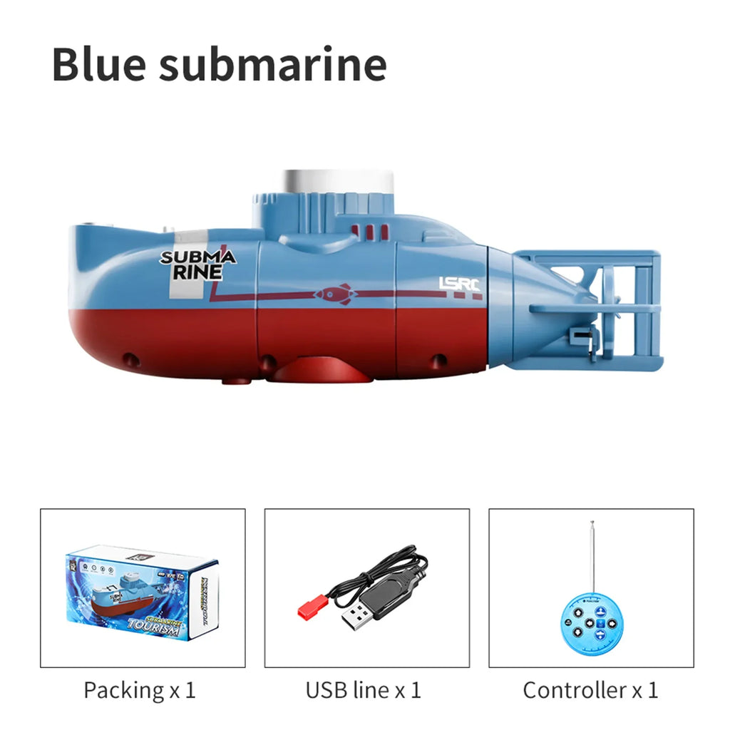 Submarino Teledirigido RC Mini Eléctrico Juguete para Niños
