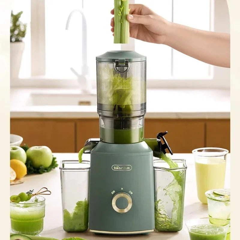 Extractor de Jugo Automático de Gran Diámetro con Separación de Pulpa