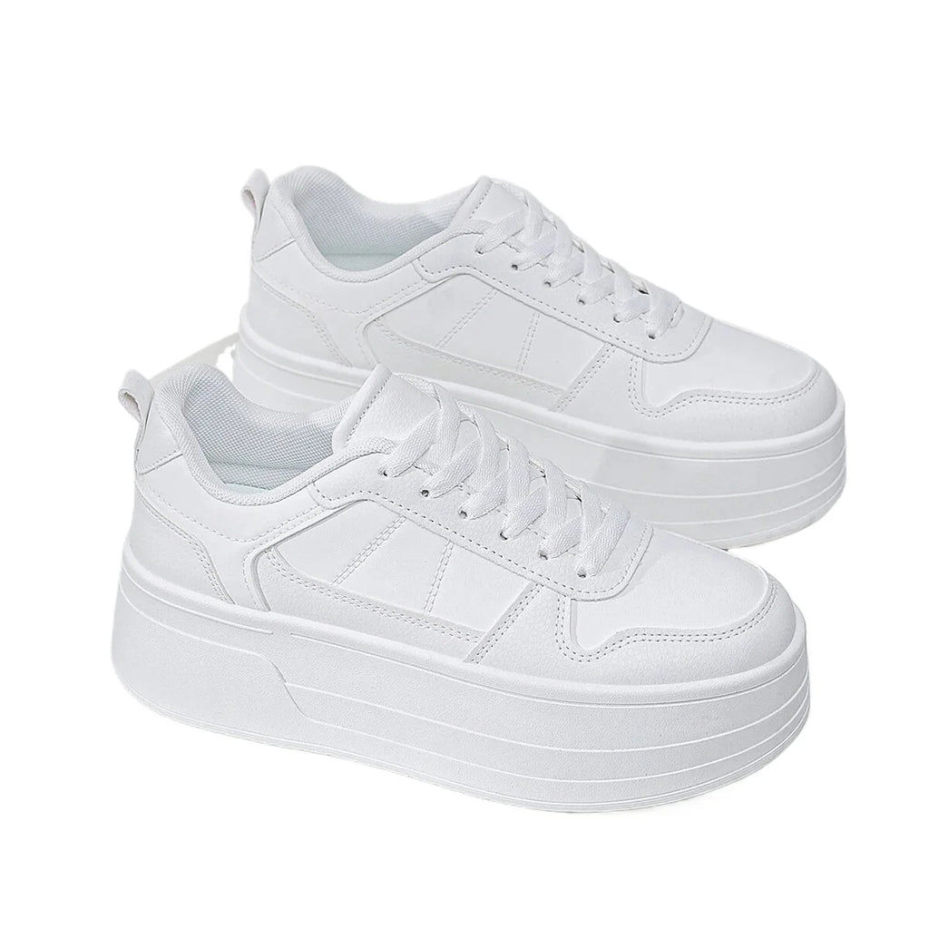 Zapatillas de plataforma para mujer con malla transpirable - 5 cm