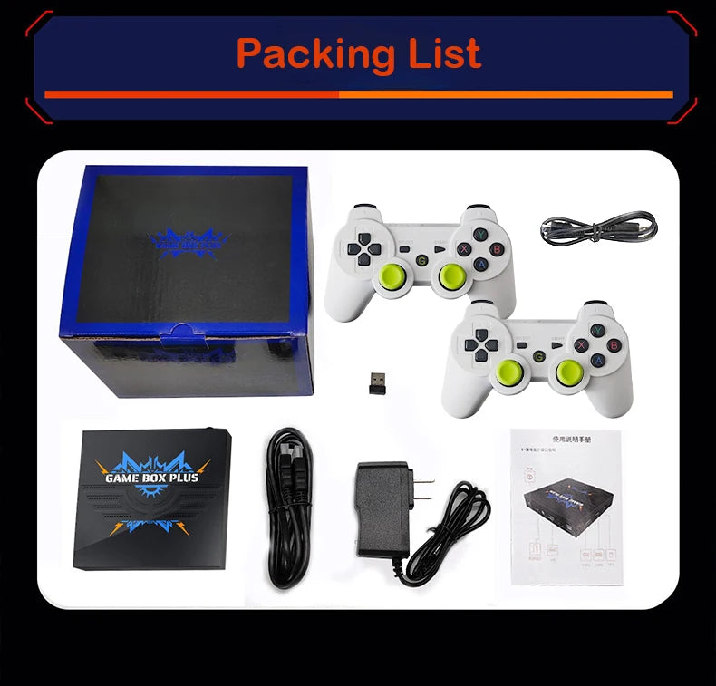 Coopreme X6 plus Home Arcade Game Box 64G con salida HD Joystick dual Más de 10000 PSP Juegos de lucha integrados para entretenimiento