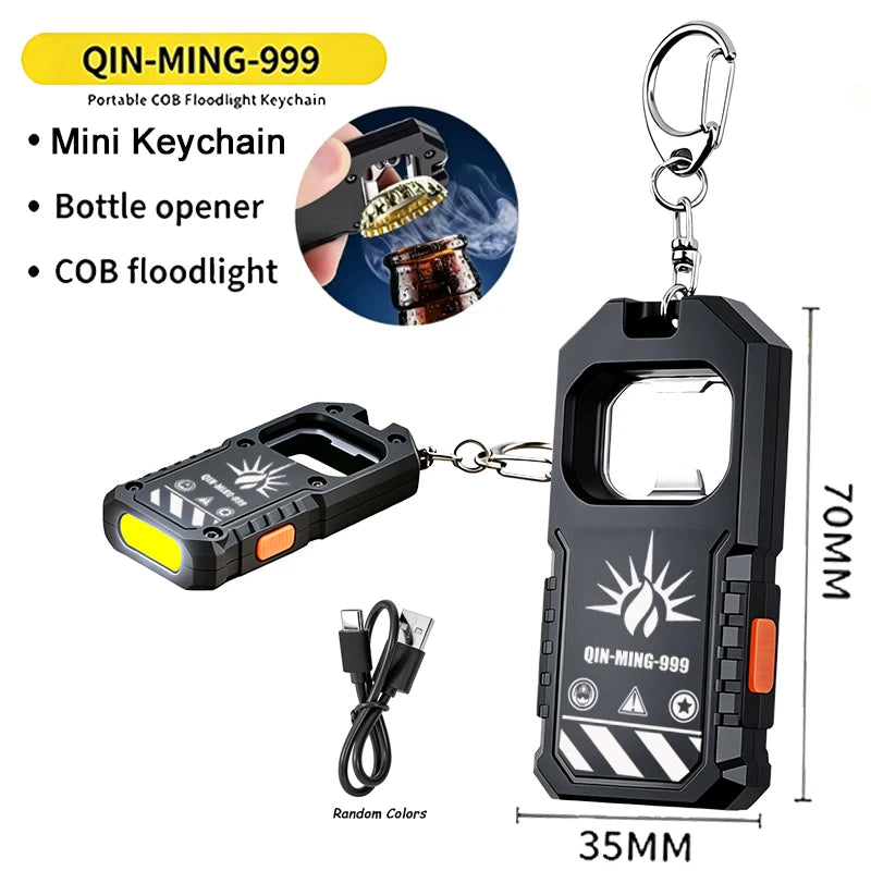 Mini Linterna LED Portátil Recargable con Agarre Magnético