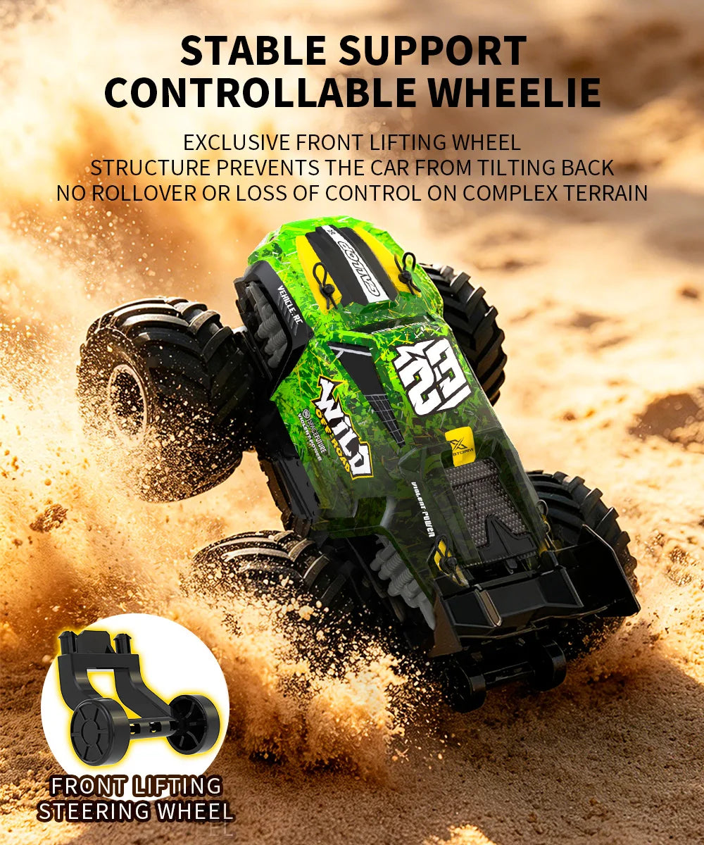 Monster Truck RC Anfibio 4WD Control Remoto Tierra y Agua