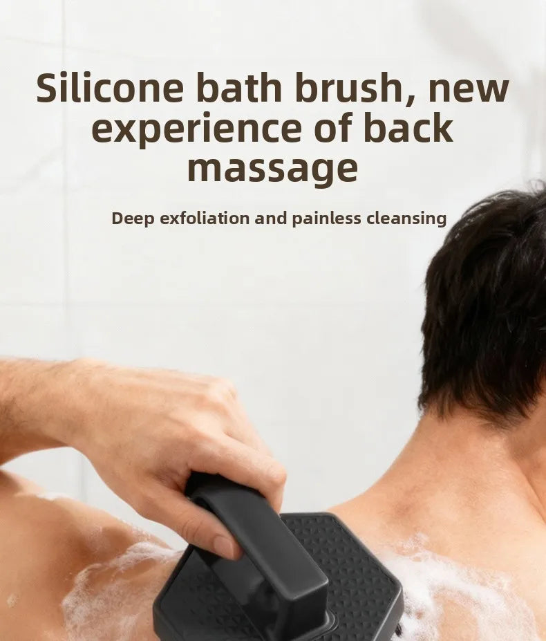 Cepillo de Ducha de Silicona para Masaje Corporal