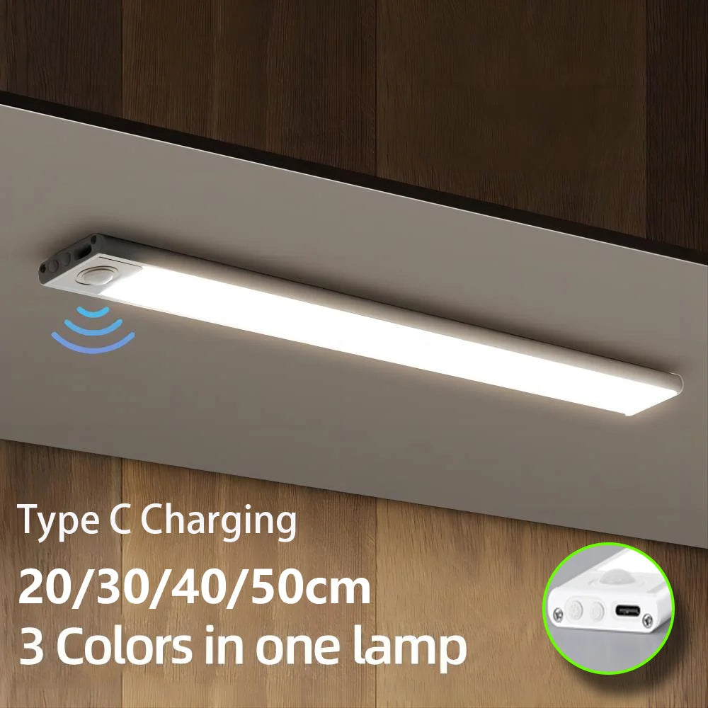 Luz LED Ultrafina con Sensor de Movimiento Gabinete