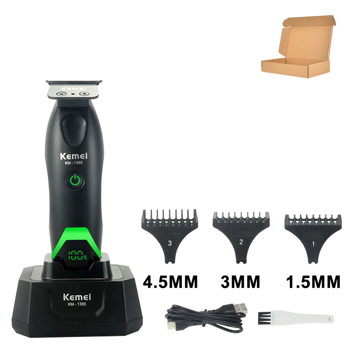 Cortadora de Pelo Profesional para Hombre, Cuchilla DLC, Motor DCM 7500 RPM