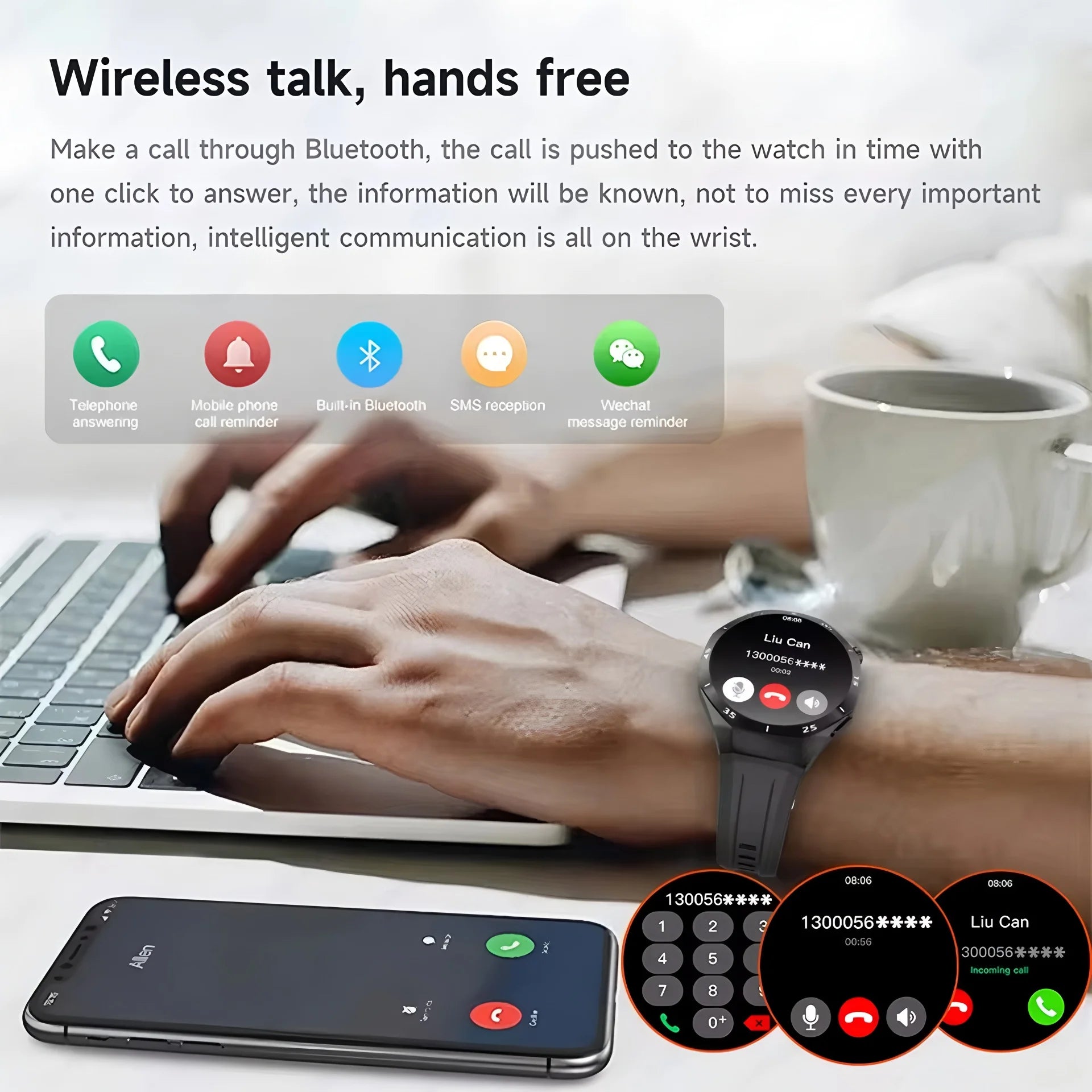 Reloj inteligente 5 Pro GPS NFC Smartwatch hombres 360*360 pantalla AMOLED Monitor de ritmo cardíaco Bluetooth llamada IP67 impermeable hombres Smartwatch