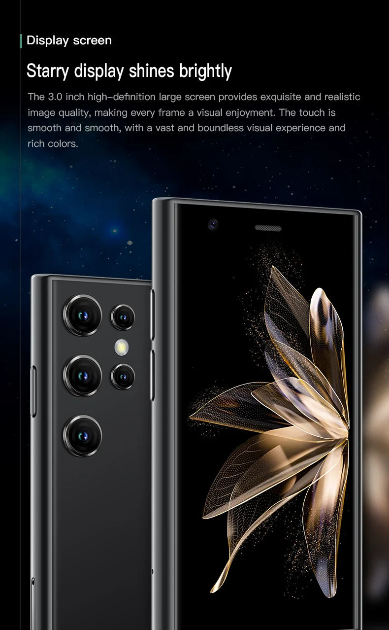 Teléfonos Inteligentes SOYES S23 Pro y Mini 24, Android 8.1, Doble SIM, Pantalla HD de 3.0'', Batería de 1000 mAh, WIFI, Bluetooth, 3G, Teléfono Móvil Pequeño