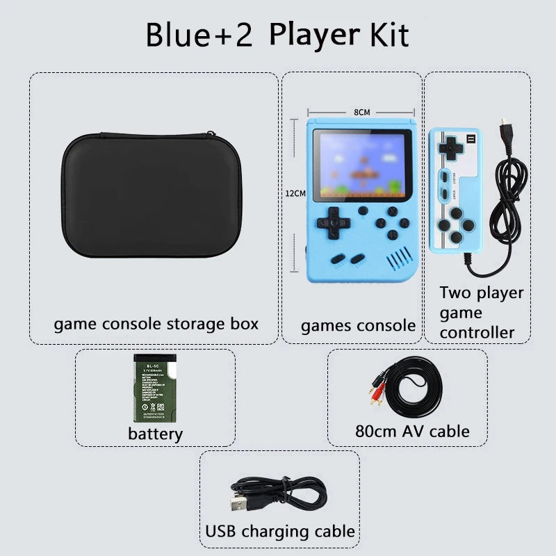 Consola de Juegos Portátil con 500+ Juegos, Emulador Retro, Conecta a TV