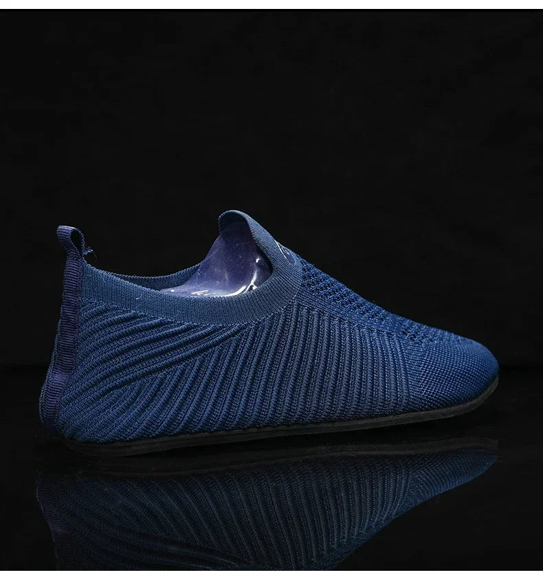YRZL-mocasines de conducción suaves para hombre, zapatos planos de alta calidad para caminar, mocasines informales de malla transpirable, sin cordones