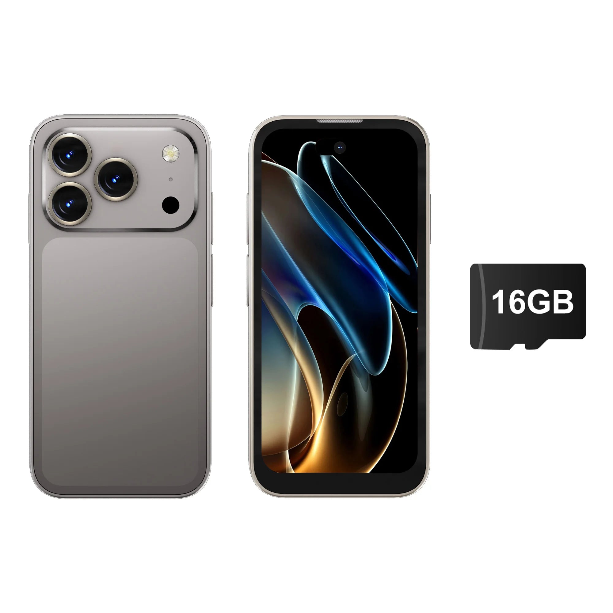 Mini Smartphone SERVO 17 PRO MAX con Pantalla Completa de 3.75'', 3G WCDMA, Doble SIM, GPS, Desbloqueo Facial, Android, Teléfono Móvil Inteligente Pequeño