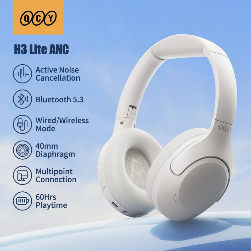QCY H3 Lite Auriculares ANC Bluetooth 5.3 60H