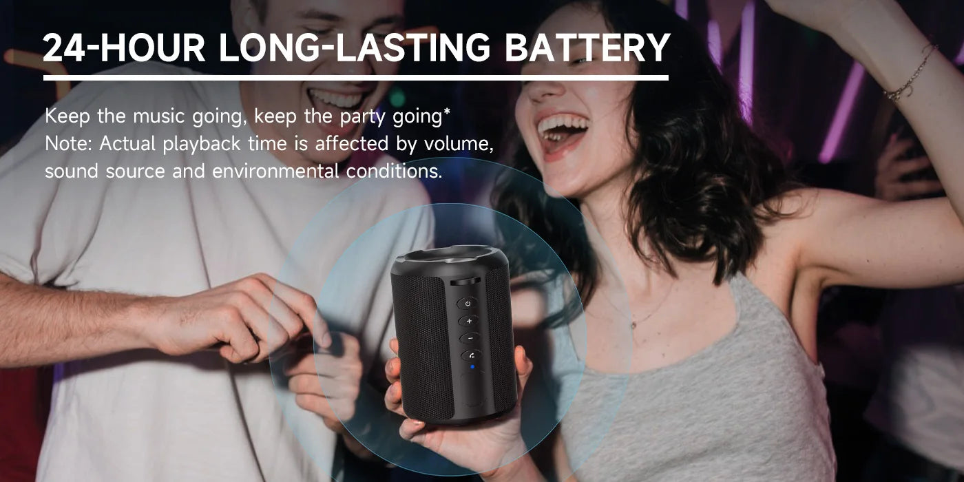Ortizan X9S Altavoz Bluetooth Inalámbrico IPX7 RGB