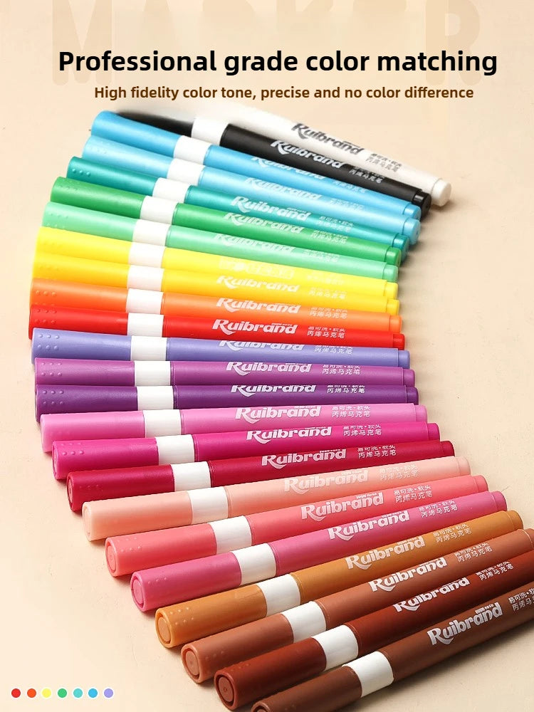Set de Pinturas Acrílicas Lavables 24 a 60 Colores para Arte